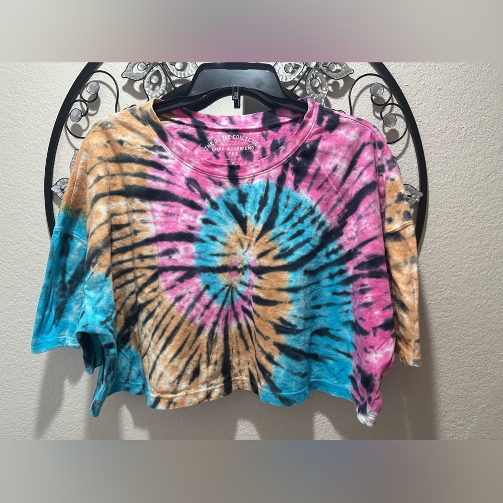 🌻Tie Dye Crop Top T-shirt